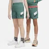 Nike Sportswear Big Kids' Woven Shorts In Green