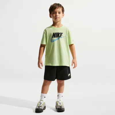 Nike Kids' Boys' 4-7 Futura Crewneck T-shirt And Shorts, 2-piece Set In Multi