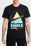 Nike Sportswear Brandriff T Shirt Black In Black