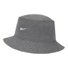 Nike Sportswear Bucket Hat 'black Grey' In Gray