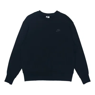 Nike Sportswear Casual Sports Crew-neck 'all Black'