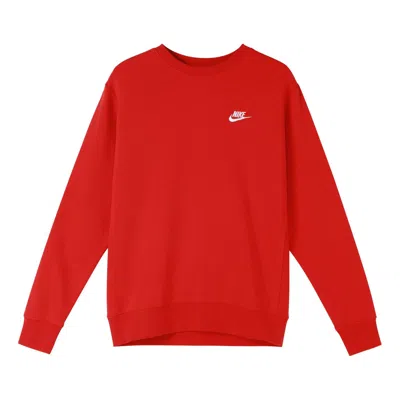 Nike Sportswear Club Fleece Sweatshirt In Red