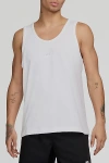 Nike Sportswear Center Logo Tank Top In White, Men's At Urban Outfitters
