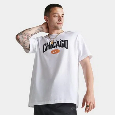 Nike Sportswear Chicago Short-sleeve T-shirt In White