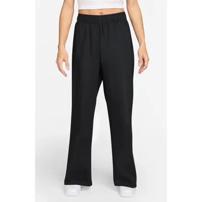 Nike Sportswear Chill High Waist Poplin Pants In Black