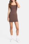 NIKE SPORTSWEAR CHILL KNIT MINI RIB CAMI MINIDRESS