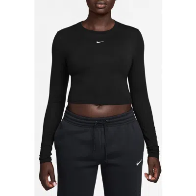 Nike Sportswear Chill Knit Slim Long Sleeve Crop T-shirt