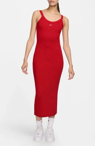Nike Sportswear Chill Knit Tight Rib Midi Dress