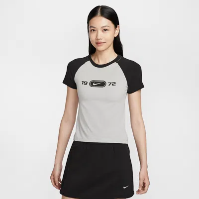 Nike Sportswear Chill Knit Women's Slim Graphic T-shirt In Multi