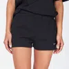 Nike Sportswear Chill Shorts Women's Black French Terry High-waisted Kfc42 In Black