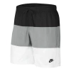 Nike Sportswear City Edition Multicolor Woven Breathable Casual Shorts Black White Gray