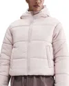 Nike Sportswear Classic Hooded Therma Fit Puffer Jacket In Pink