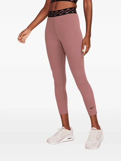 Nike Women's  Sportswear Classic Swoosh High-waisted 7/8 Leggings In Purple