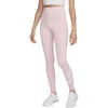 Nike Sportswear Classics High Waist Graphic Leggings In Medium Soft Pink/white
