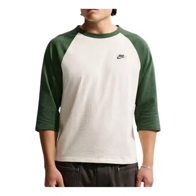 Nike Men's  Sportswear Club 3/4-sleeve Raglan Top In Multi