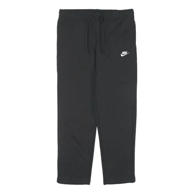 Nike Sportswear Club Athleisure Casual Sports Drawstring Long Pants Black