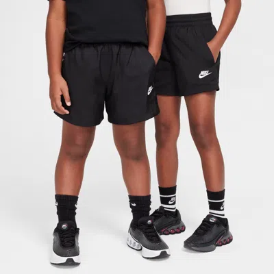 Nike Sportswear Club Big Kids' 4.5" Woven Shorts In Black