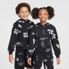 Nike Sportswear Club Big Kids' French Terry Hoodie In Black