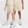 Nike Sportswear Club Big Kids' French Terry Shorts In Brown
