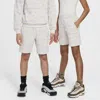 Nike Sportswear Club Big Kids' French Terry Shorts In Brown