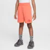 Nike Sportswear Club Big Kids' French Terry Shorts In Orange