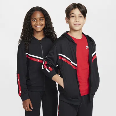NIKE SPORTSWEAR CLUB BIG KIDS' FULL-ZIP KNIT HOODIE,1015604424