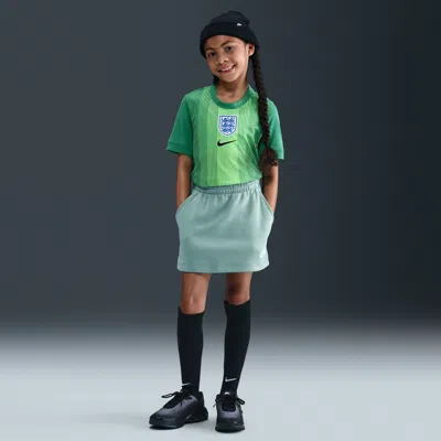 Nike Sportswear Club Big Kids' (girls') French Terry Skirt In Gray
