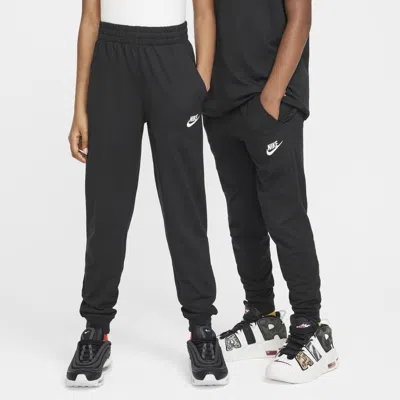 Nike Sportswear Club Big Kids' Knit Jogger Pants In Black