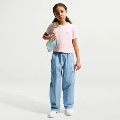 Nike Sportswear Club Big Kids' Woven Cargo Pants In Blue