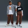 Nike Sportswear Club Big Kids' Woven Jogger Pants In Brown