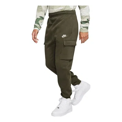 Nike Sportswear Club Cargo Pants 'olive Khaki' In Green
