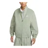Nike Sportswear Club Corduroy Harrington Jacket Asia Sizing 'jade Horizon' In Green