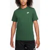 Nike Sportswear Club Crew Neck T-shirt In Fir