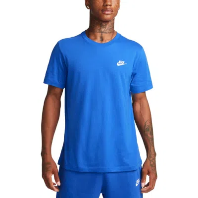 Nike Sportswear Club Crew Neck T-shirt In Game Royal