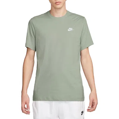 Nike Sportswear Club Crew Neck T-shirt In Jade Horizon/jade Horizon