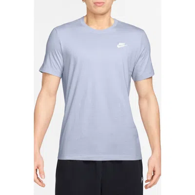 Nike Sportswear Club Crew Neck T-shirt In Blue