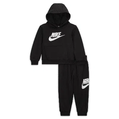 Nike Sportswear Club Fleece Baby (12-) Hoodie Set In Black