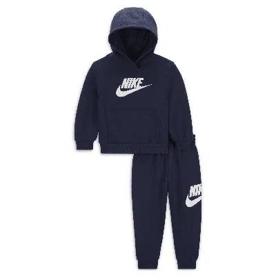 Nike Sportswear Club Fleece Baby (12-24m) Hoodie Set In Blue