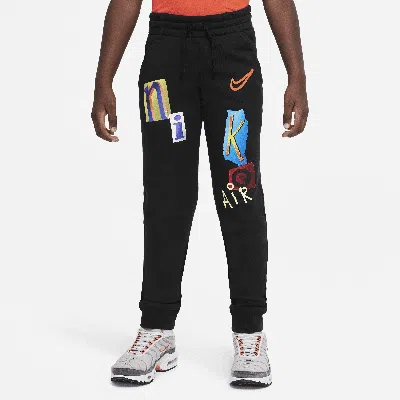 Nike Sportswear Club Fleece Big Kids' (boys') Jogger Pants In Black