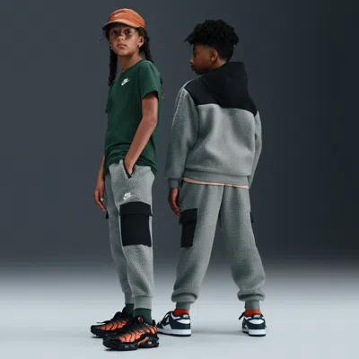 Nike Sportswear Club Fleece Big Kids' Cargo Pants In Gray