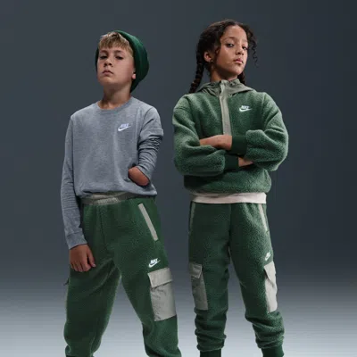Nike Sportswear Club Fleece Big Kids' Cargo Pants In Green