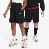 Nike Sportswear Club Fleece Big Kids' French Terry Shorts In Black