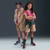 Nike Sportswear Club Fleece Big Kids' French Terry Shorts In Gray