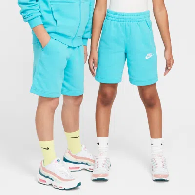 Nike Sportswear Club Fleece Big Kids' French Terry Shorts In Green