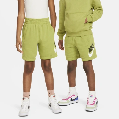 Nike Sportswear Club Fleece Big Kids' French Terry Shorts In Green