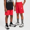 Nike Sportswear Club Fleece Big Kids' French Terry Shorts In Red