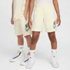 Nike Sportswear Club Fleece Big Kids' French Terry Shorts In White