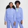 Nike Sportswear Club Fleece Big Kids' Full-zip Hoodie In Blue