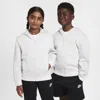Nike Sportswear Club Fleece Big Kids' Full-zip Hoodie In Brown