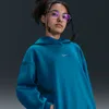 Nike Sportswear Club Fleece Big Kids' (girls') Oversized Hoodie In Blue